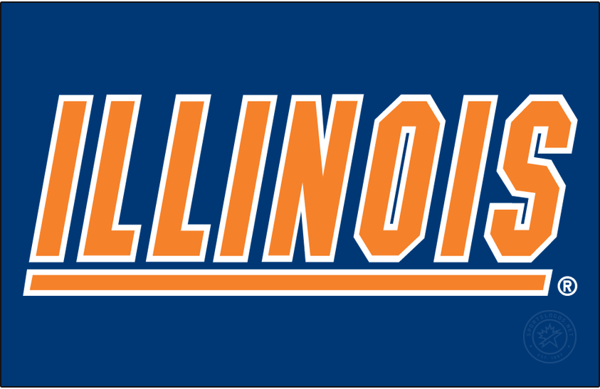 Illinois Fighting Illini 1995-2014 Primary Dark Logo v2 iron on transfers for clothing